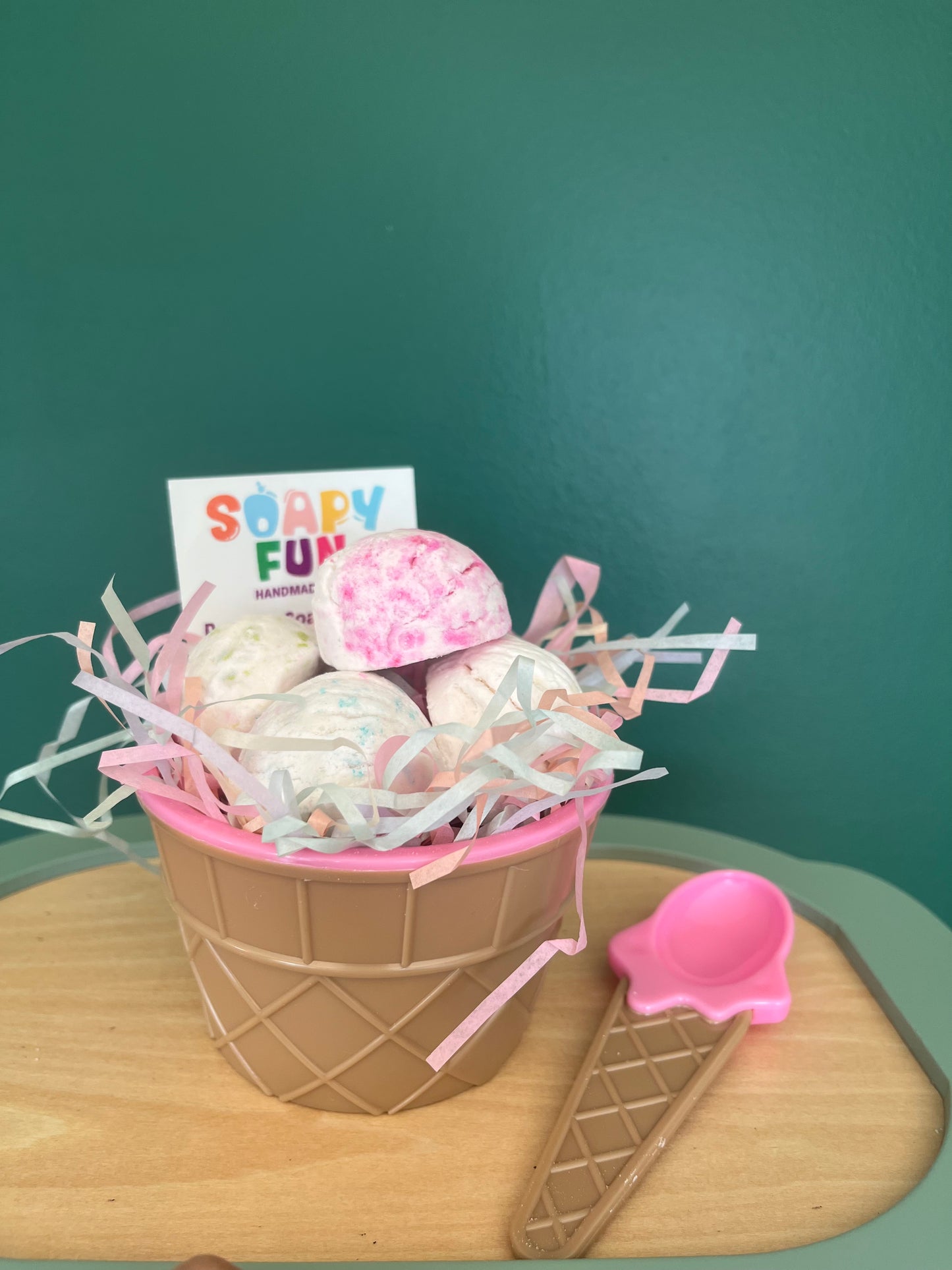 Soapy Bubble Ice Cream Cup