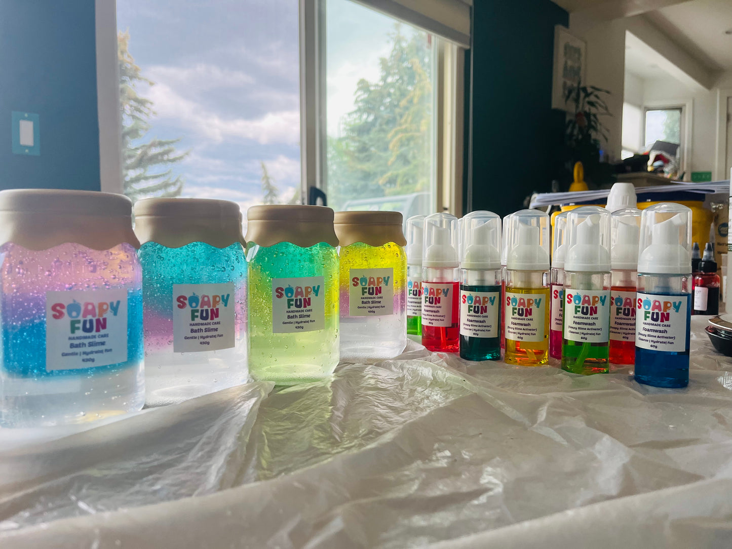 Soapy Bath Slime Set