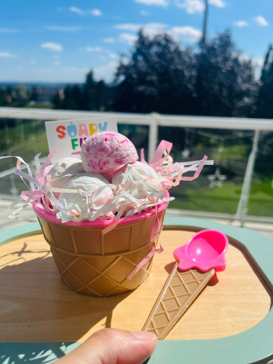 Soapy Bubble Ice Cream Cup